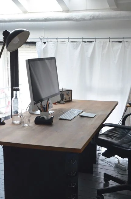 Sleek laptop displaying an Instagram profile, showcasing modern technology and online connectivity.